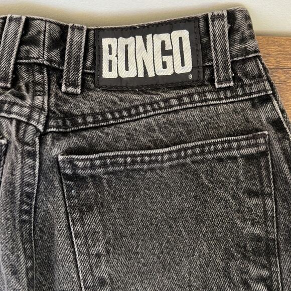 Vintage 90's BONGO "Original Slim Double Black" High Rise Cotton Mom-Jeans - Picture 12 of 13